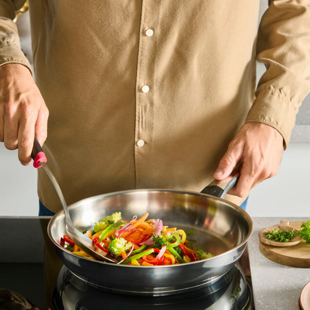 Tefal Emotion+ Induction Stainless Steel Uncoated 9 Piece Cookware Set