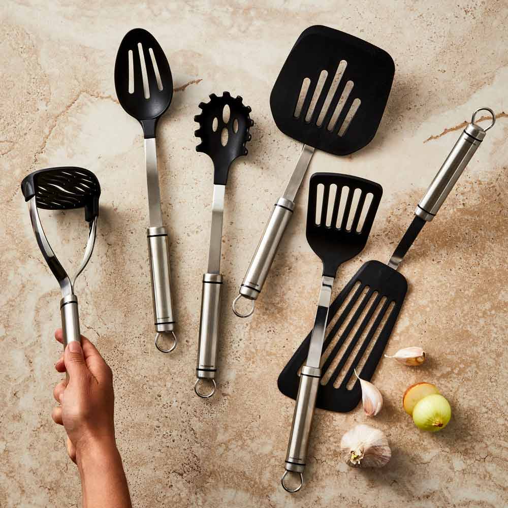 Soffritto A Series Nylon Slotted Spoon