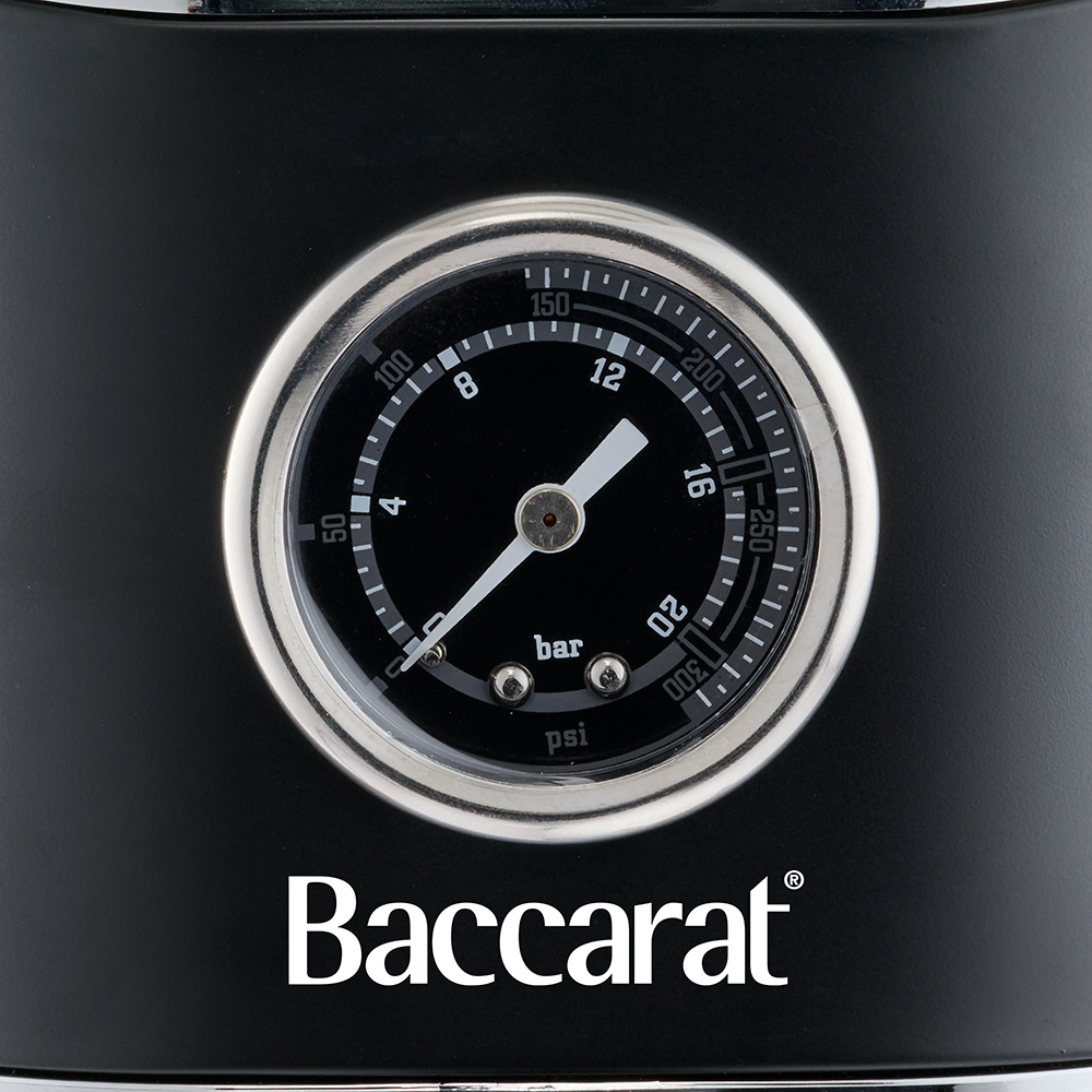 Baccarat The Espresso Pro Coffee Machine Black