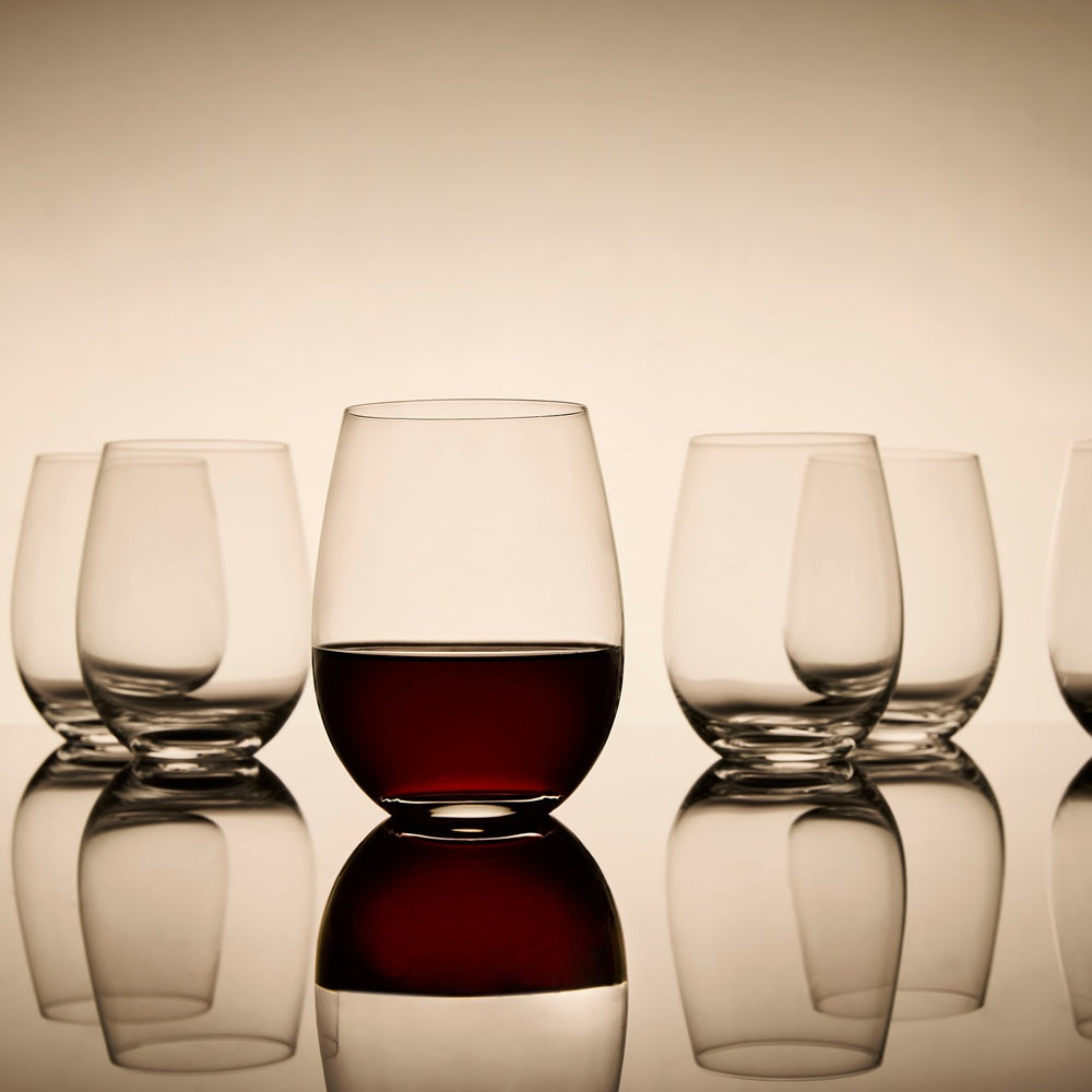 Salt & Pepper Set Of 6 Salut Stemless Wine Glasses 575ml