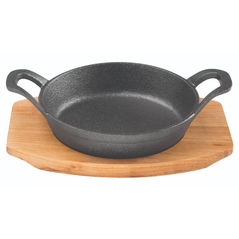 Pyrolux Pyrocast Round Gratin With Maple Tray 12cm