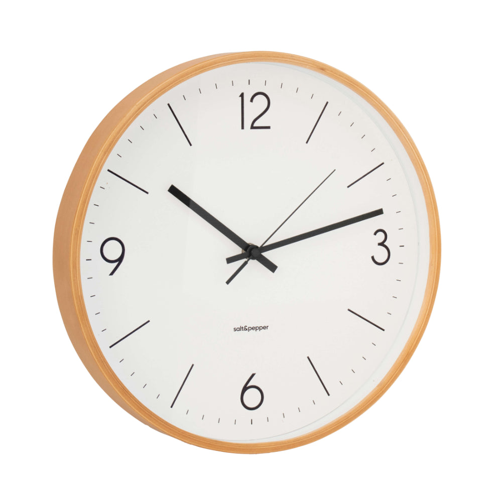 Salt & Pepper Boden Clock 32cm