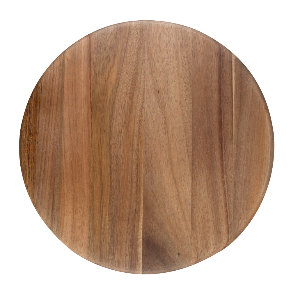 Alfresco Lane Acacia Wood Footed Cake Stand 30cm x 10.5cm