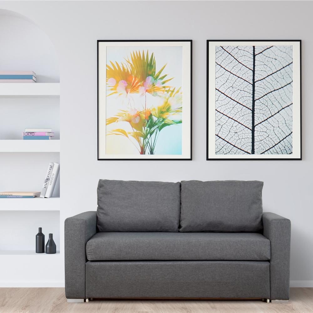 Casa Decor Selena 2 In 1 Sofa Charcoal