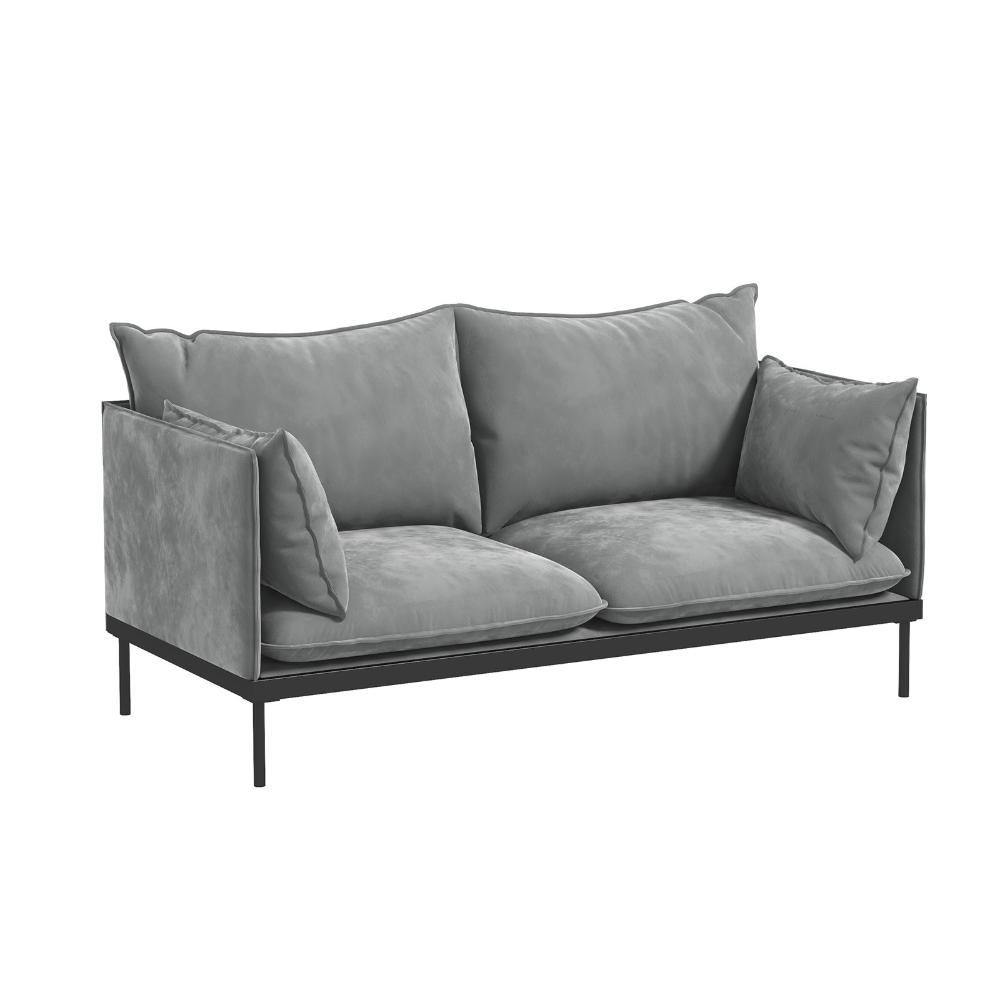 Casa Decor Camilla 2 Seater Sofa Light Grey - MyHouse