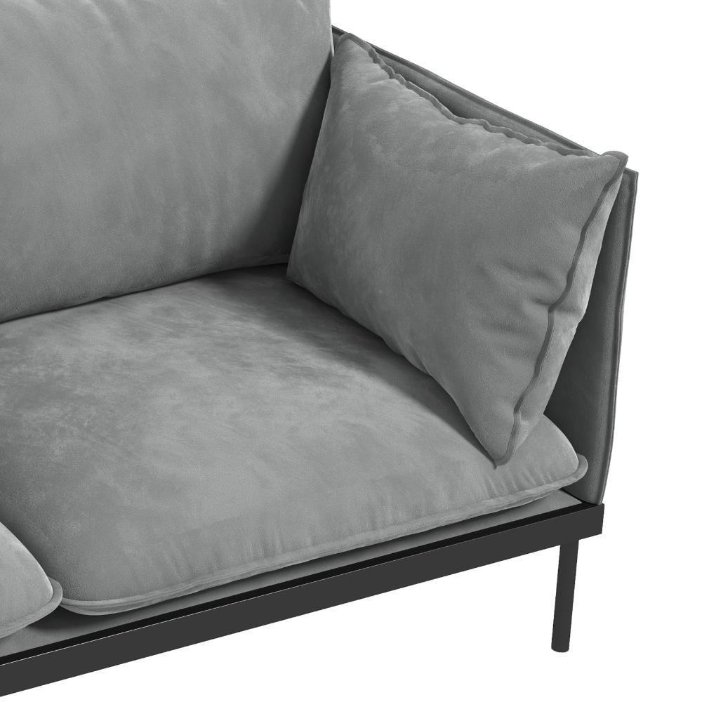 Casa Decor Camilla 2 Seater Sofa Light Grey