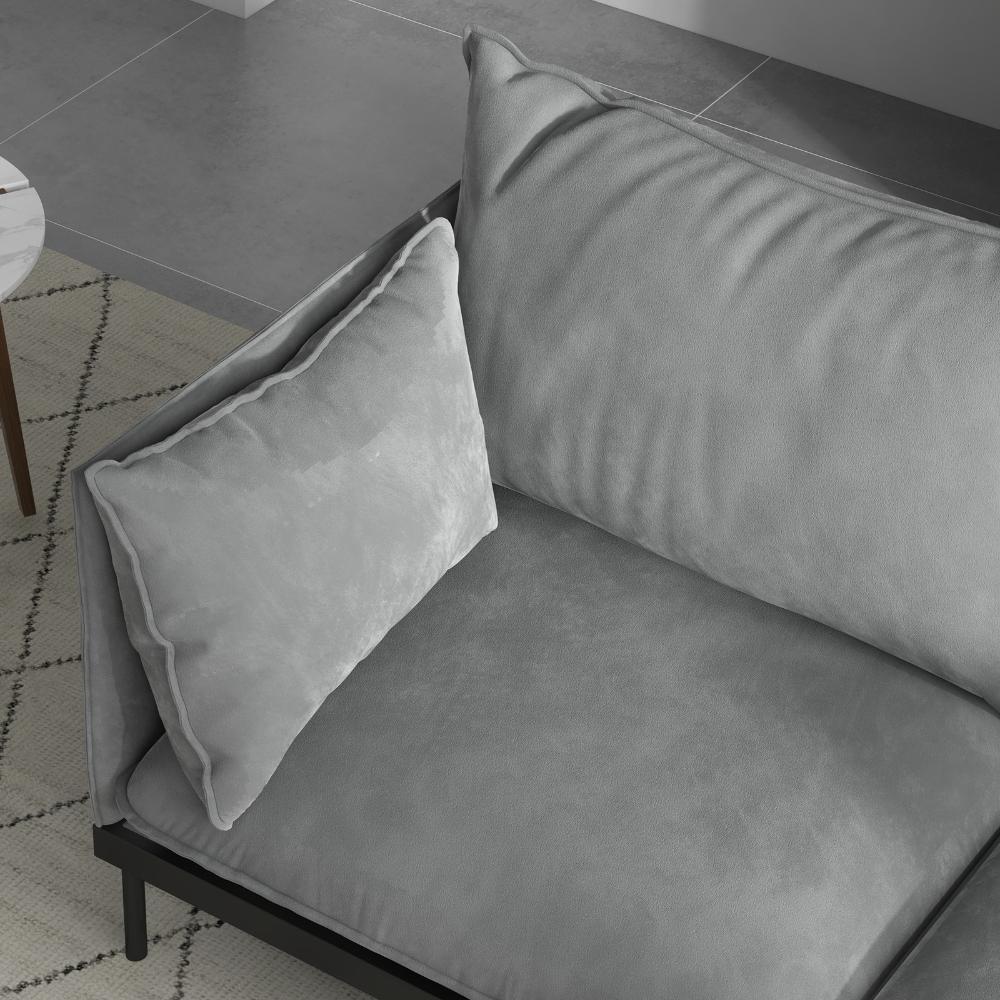 Casa Decor Camilla 2 Seater Sofa Light Grey