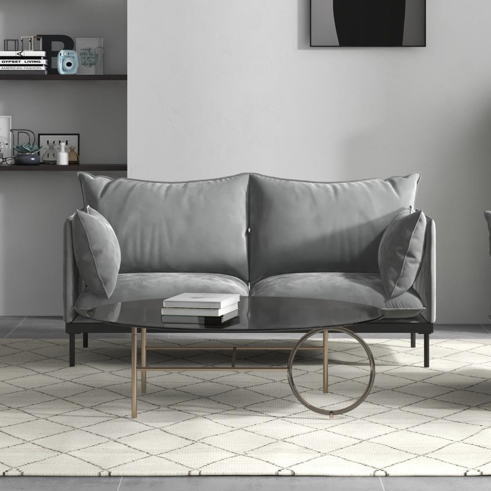 Casa Decor Camilla 2 Seater Sofa Light Grey