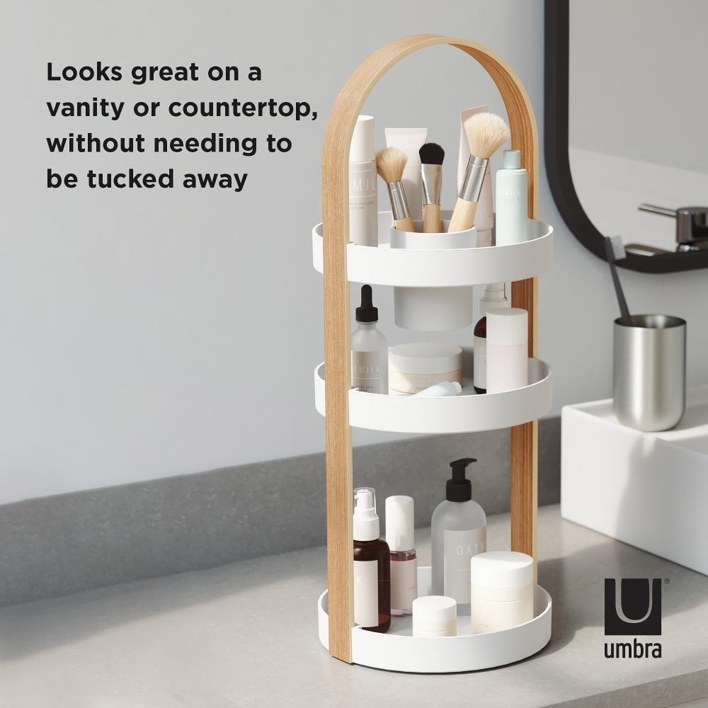 Umbra Bellwood Cosmetic Organizer White/Natural