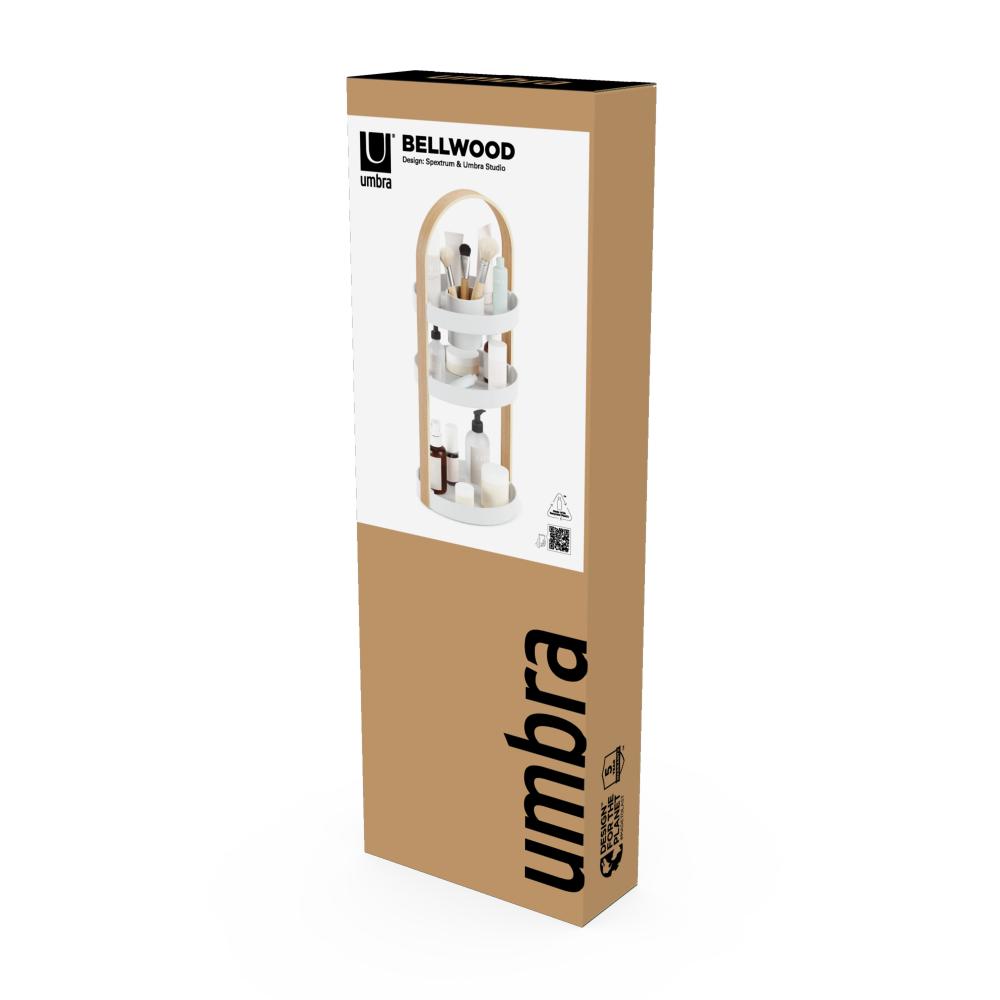 Umbra Bellwood Cosmetic Organizer White/Natural