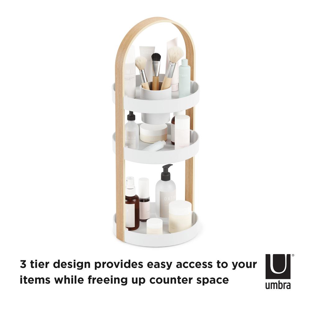 Umbra Bellwood Cosmetic Organizer White/Natural