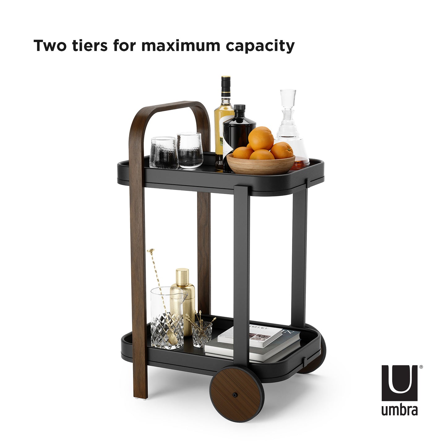 Umbra Bellwood Bar Serving Cart