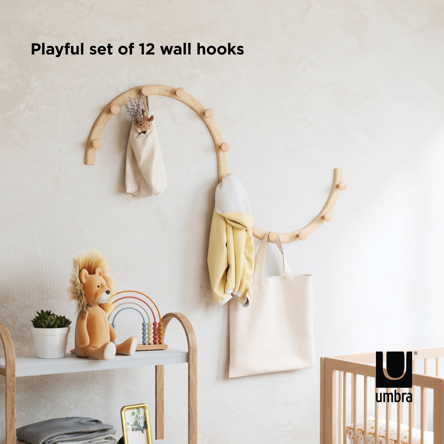 Umbra Slinka Set Of 4 Hooks