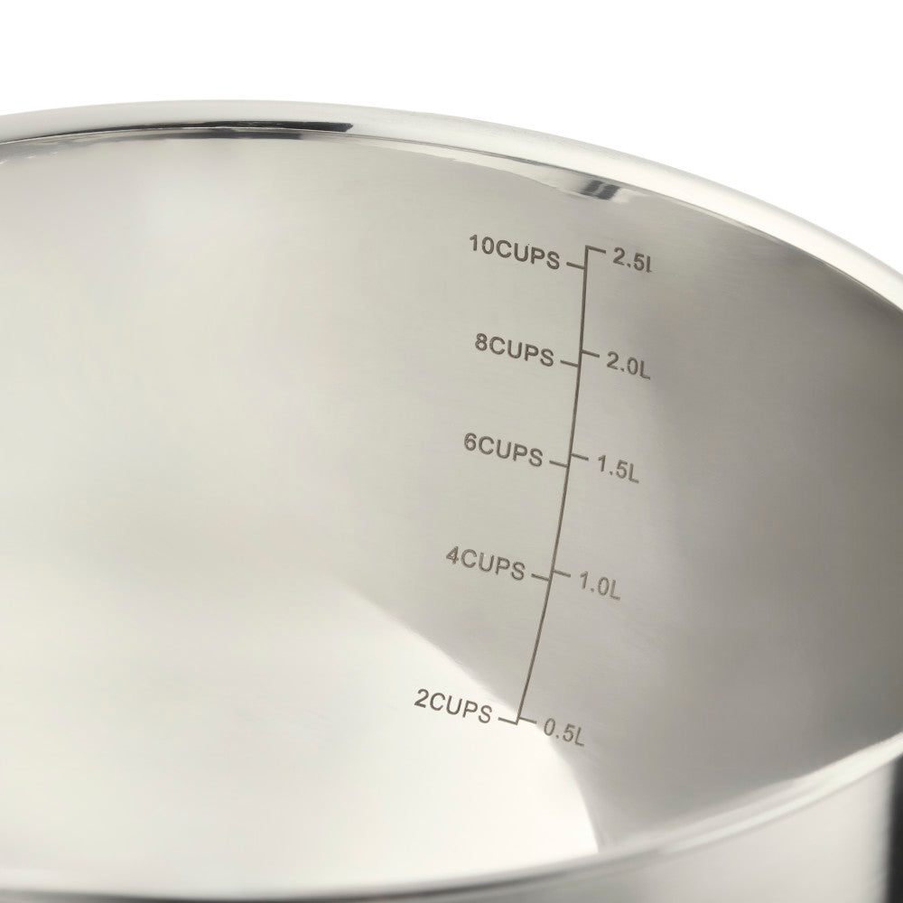 Masterpro 3 Piece Premium Stainless Steel Mixing Bowl Set