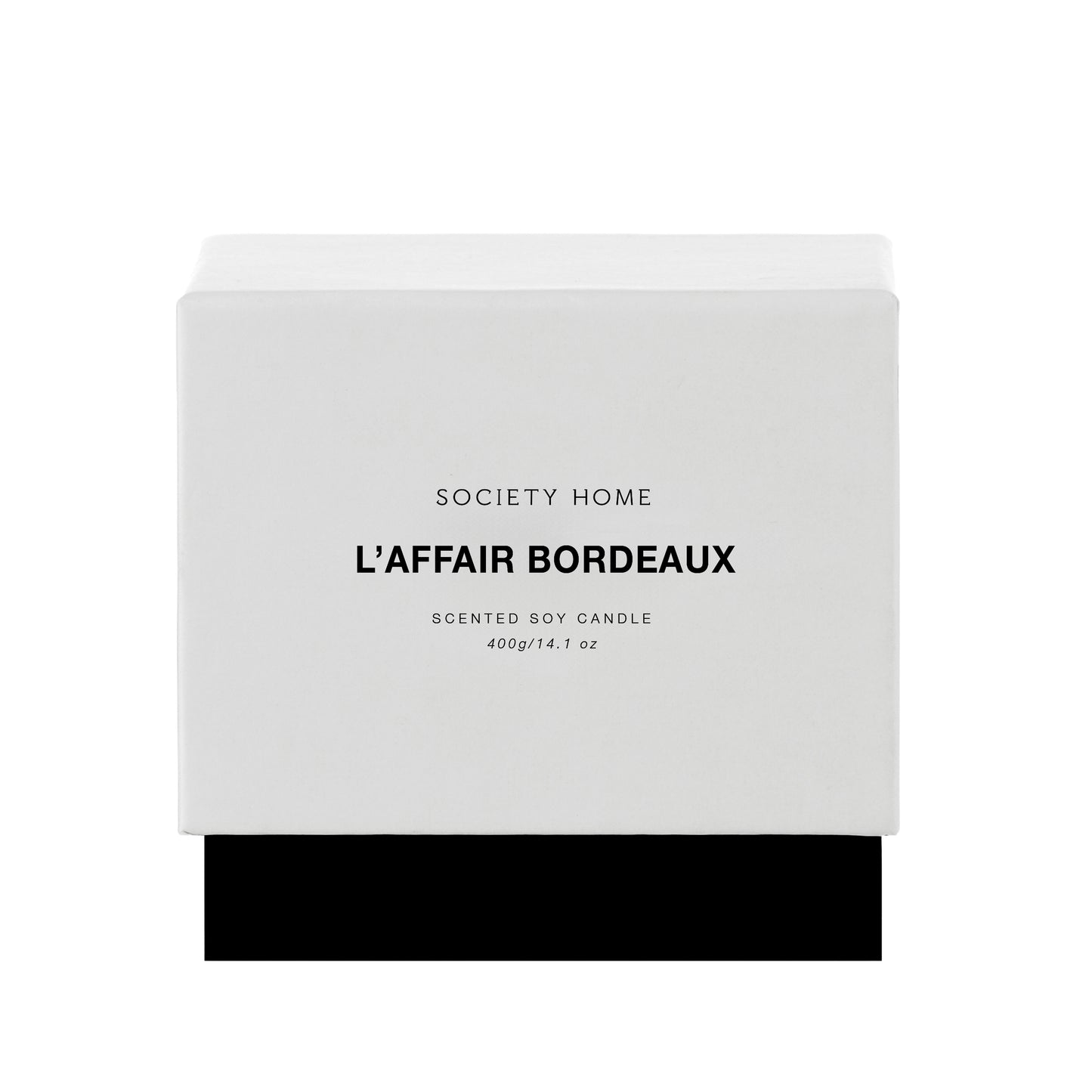 Society Home L’Affair Bordeaux Scented Soy Candle