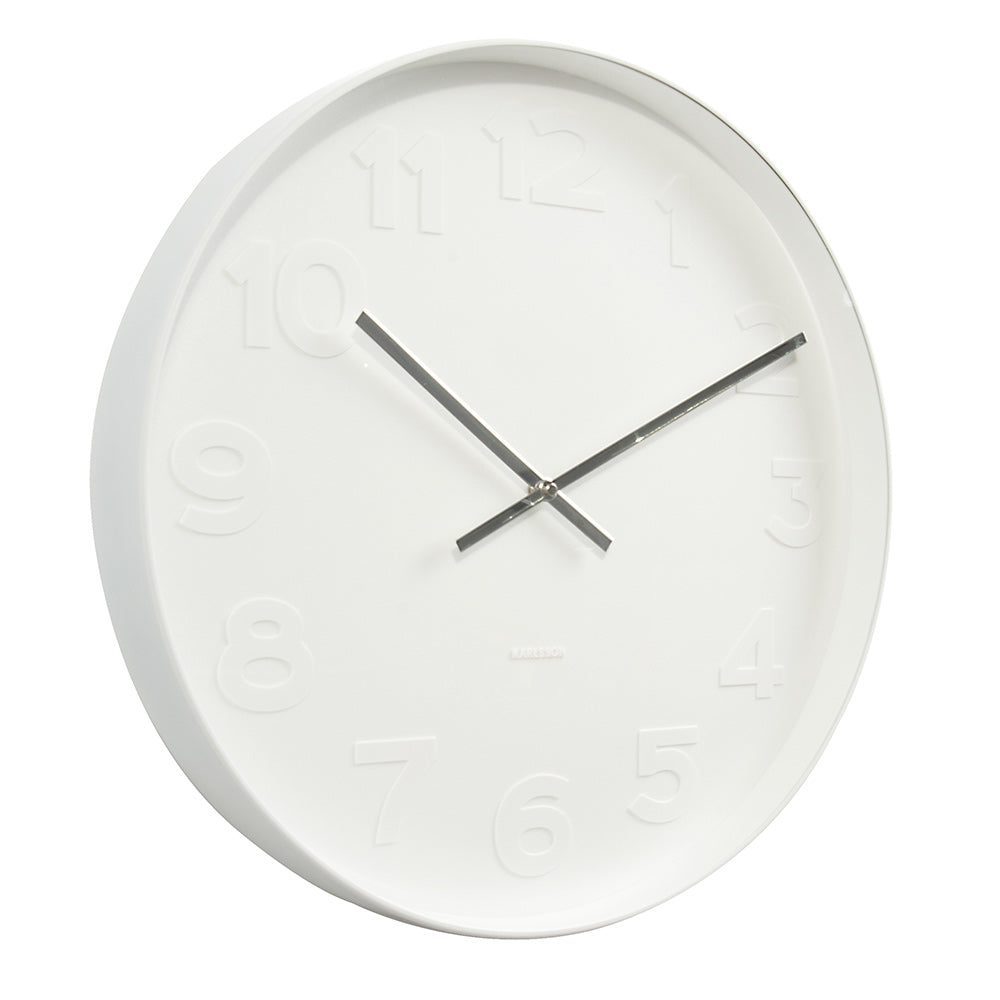 Karlsson Mr White Wall Clock Large at MyHouse