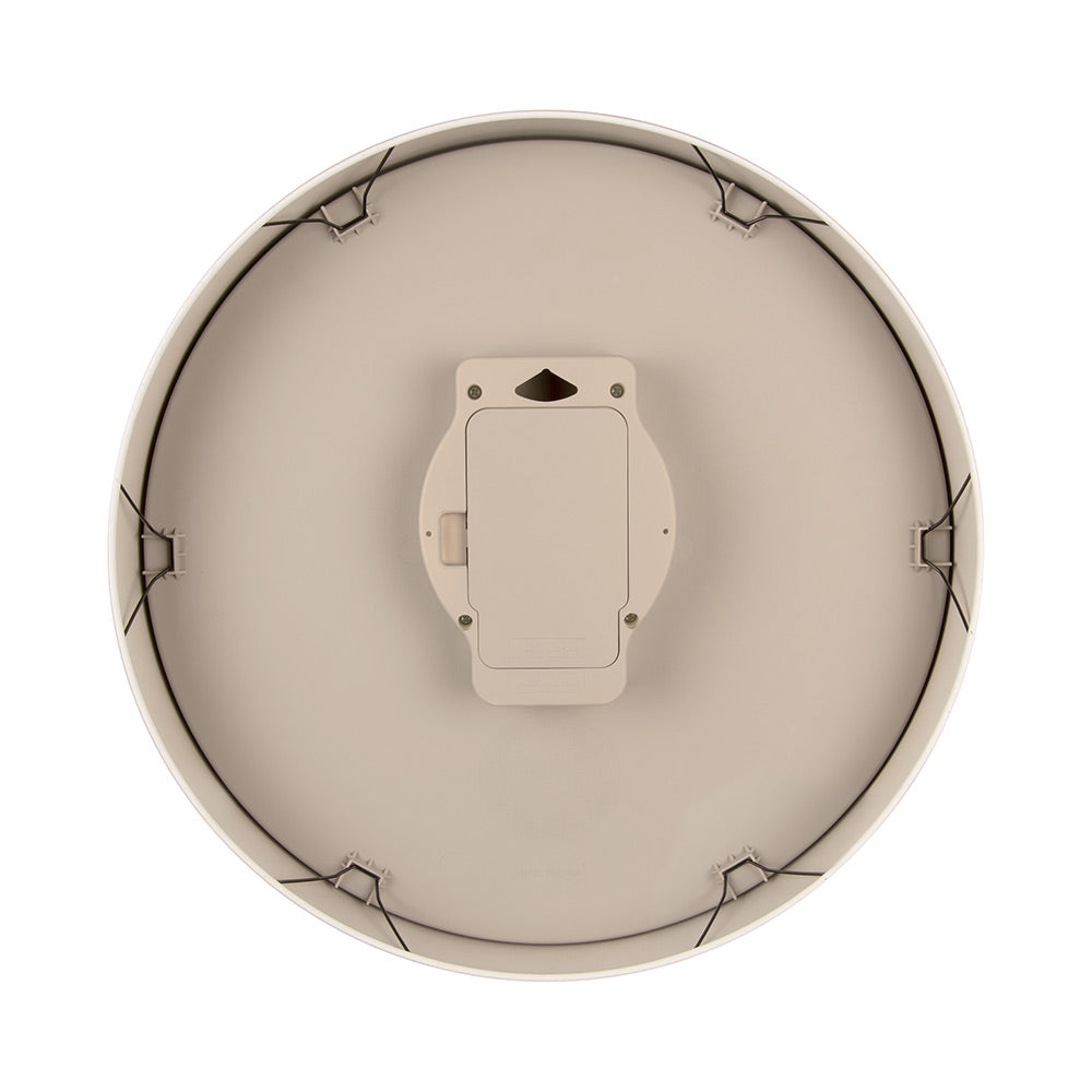 Karlsson Mr Brown Wall Clock Cream back of a clock at MyHouse