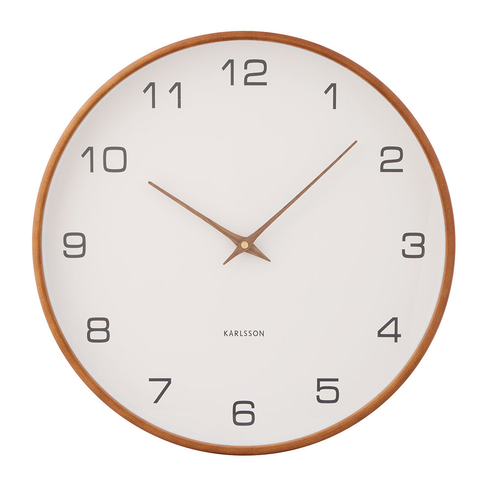Karlsson Acento Wall Clock 40cm White at MyHouse