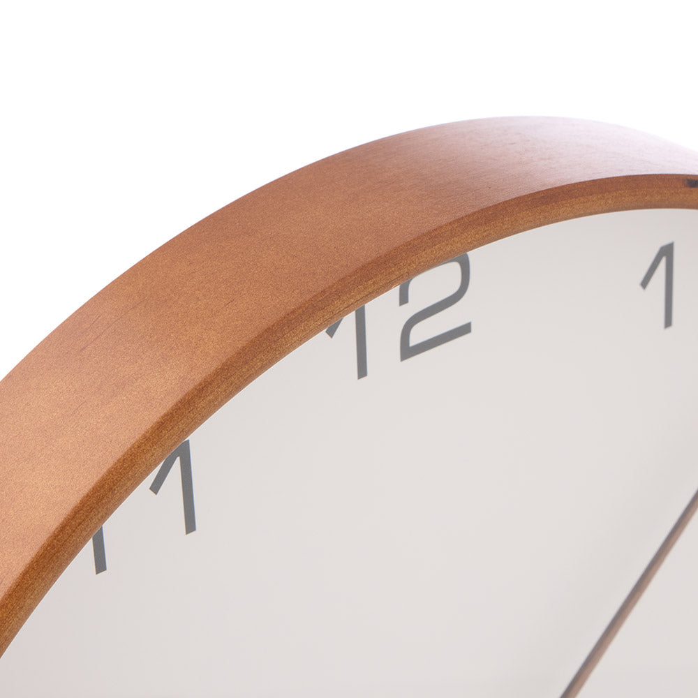 Karlsson Acento Wall Clock 40cm White detail image at MyHouse