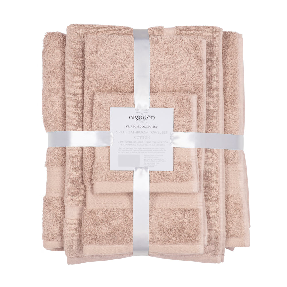 Algodon St Regis Collection Towel 5 Piece Pack