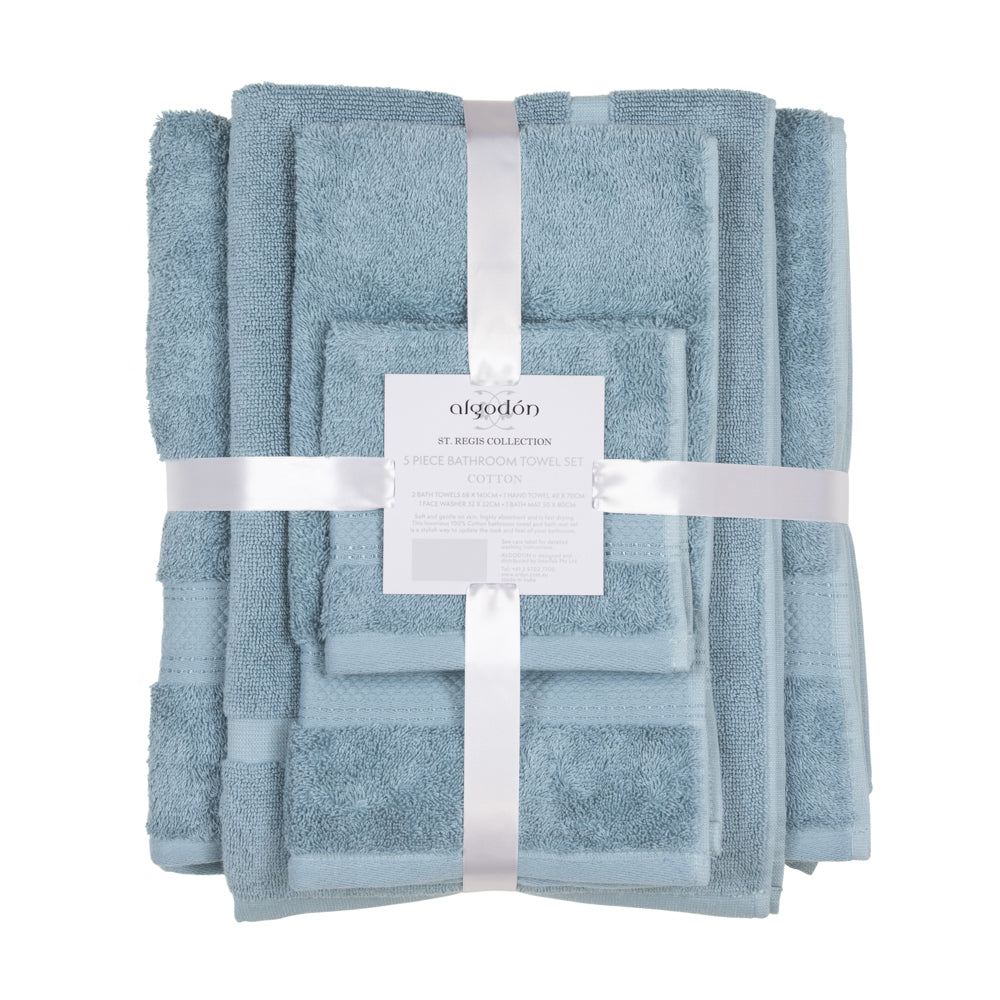 Algodon St Regis Collection Towel 5 Piece Pack