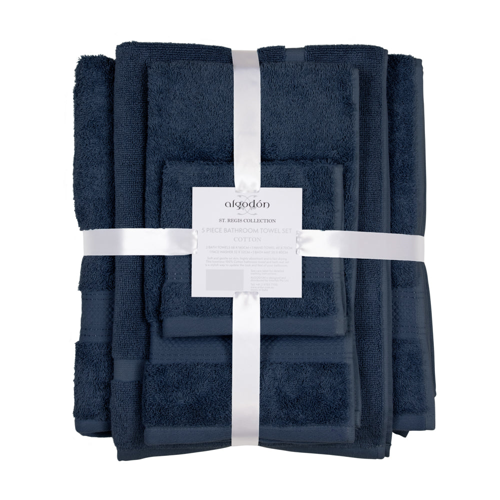 Algodon St Regis Collection Towel 5 Piece Pack
