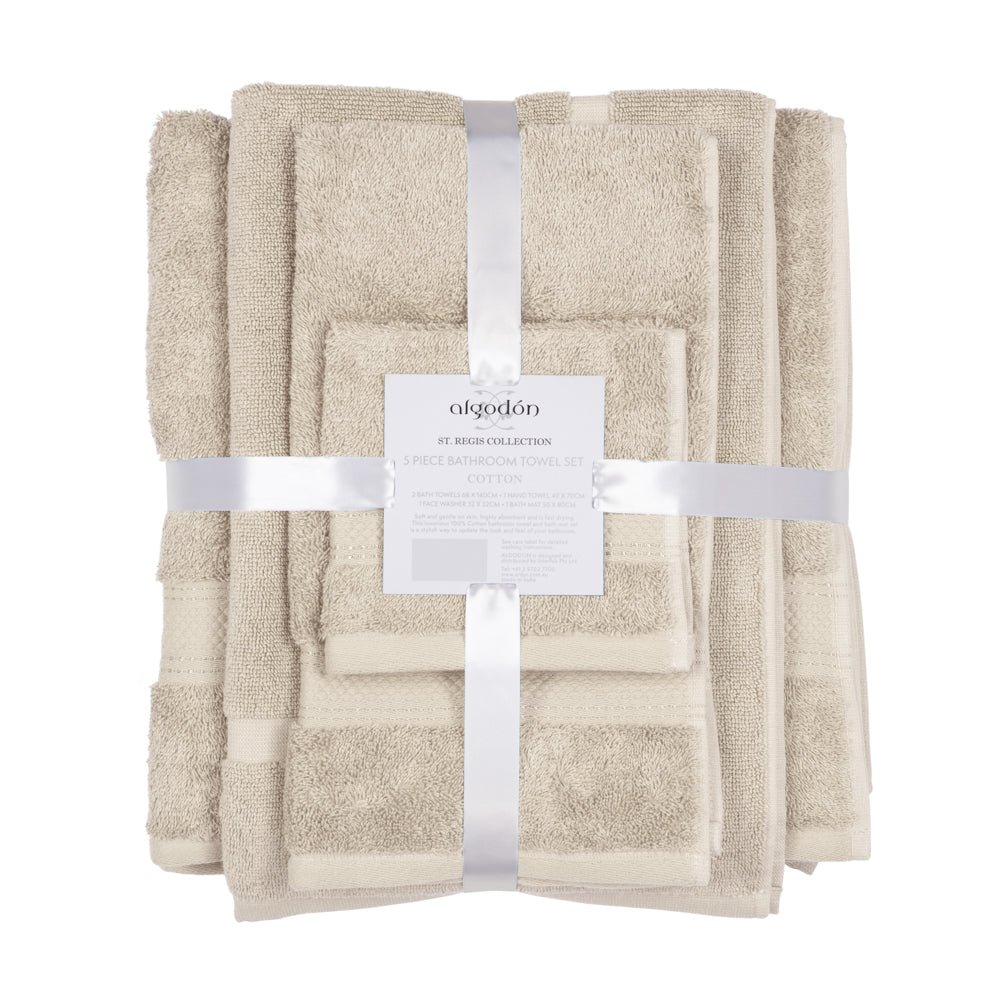 Algodon St Regis Collection Towel 5 Piece Pack