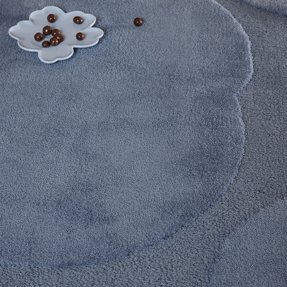 Marimekko Iso Unikko Rug Dusty Blue