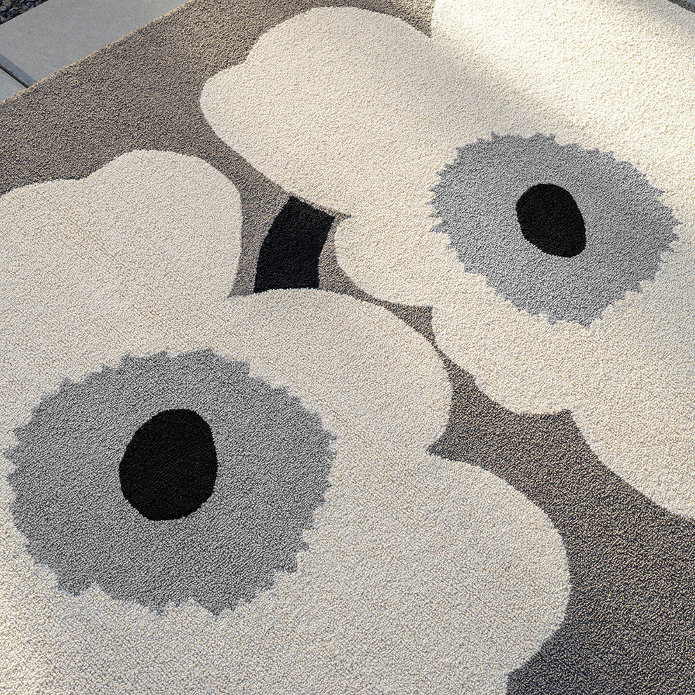 Marimekko Unikko Anniversary Outdoor Rug Grey