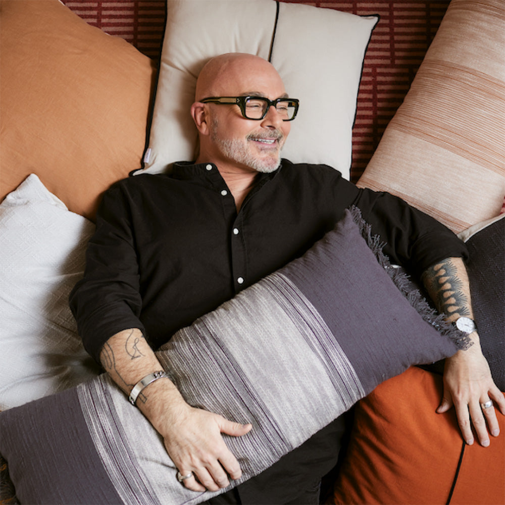 Neale Whitaker Berry Lumbar Cushion