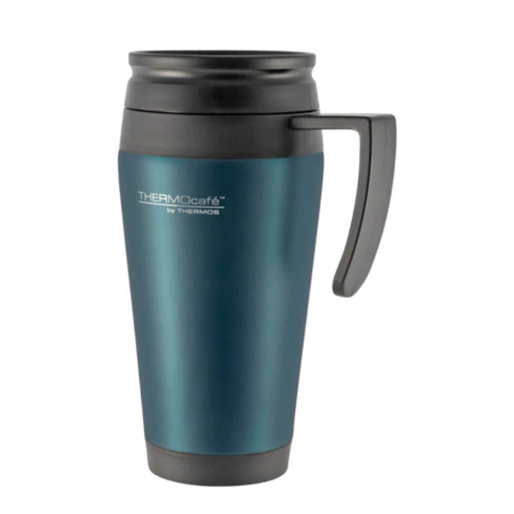 Thermos THERMOcafe Stainless Steel Outer Foam Insulated Travel Mug Balsam 400ml