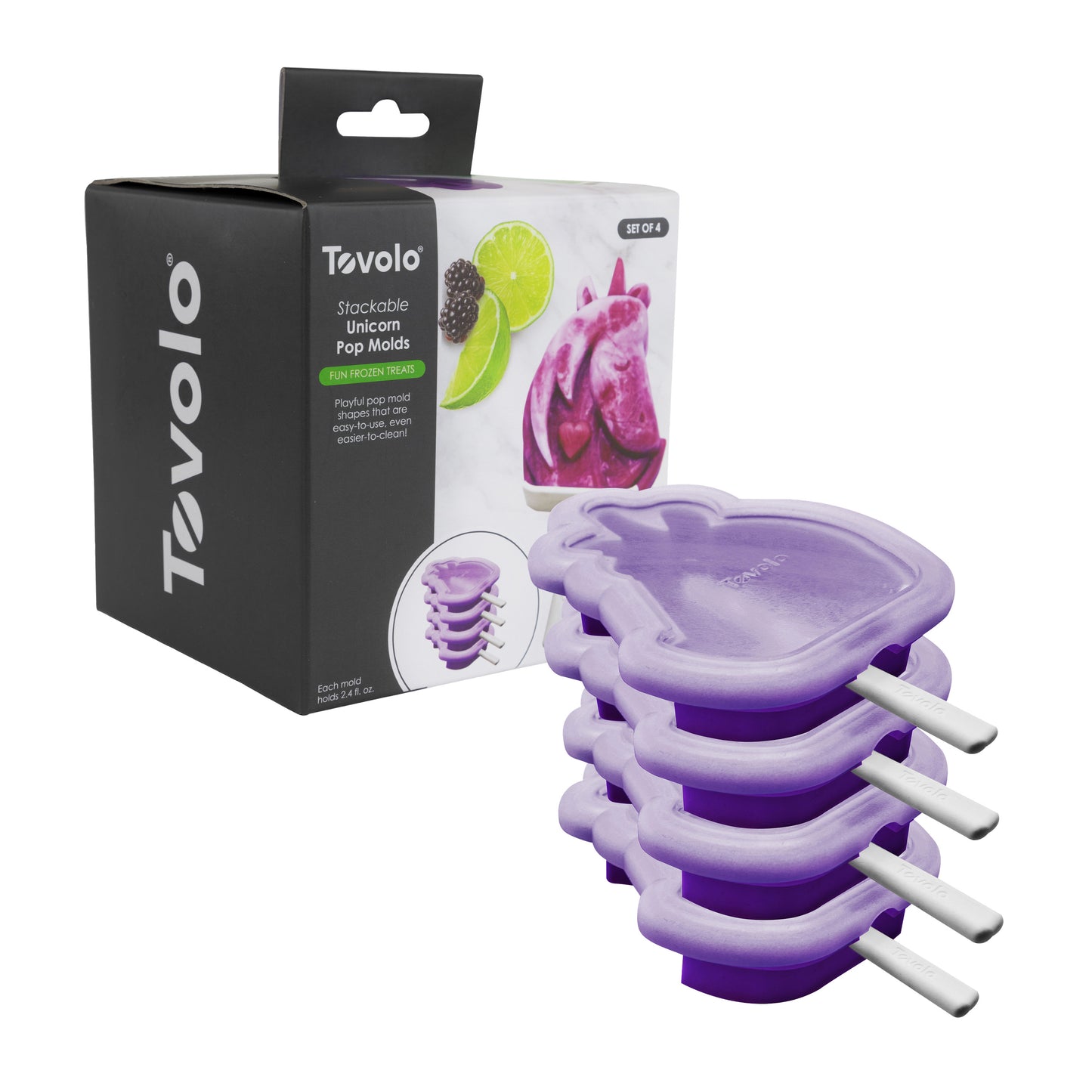 Tovolo Stackable Pop Moulds Set of 4