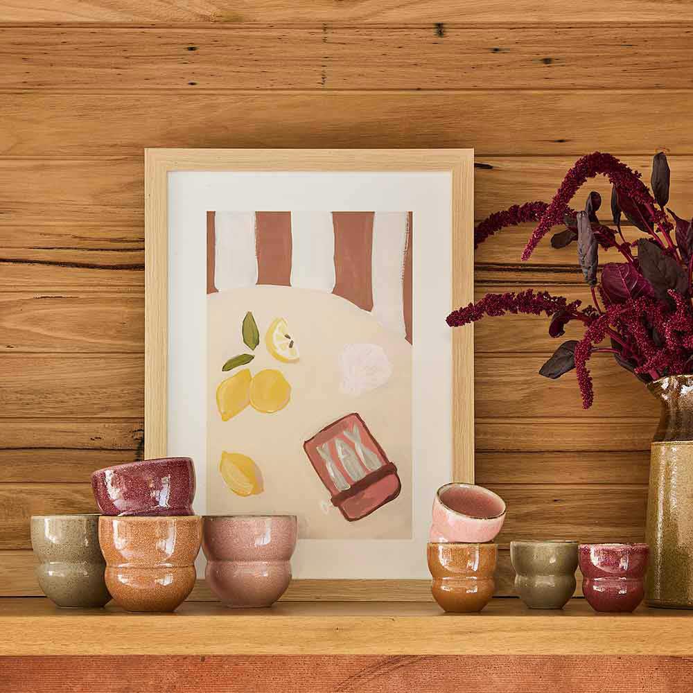 Ecology Galet Set of 4 Stoneware Mugs Assorted at MyHouse