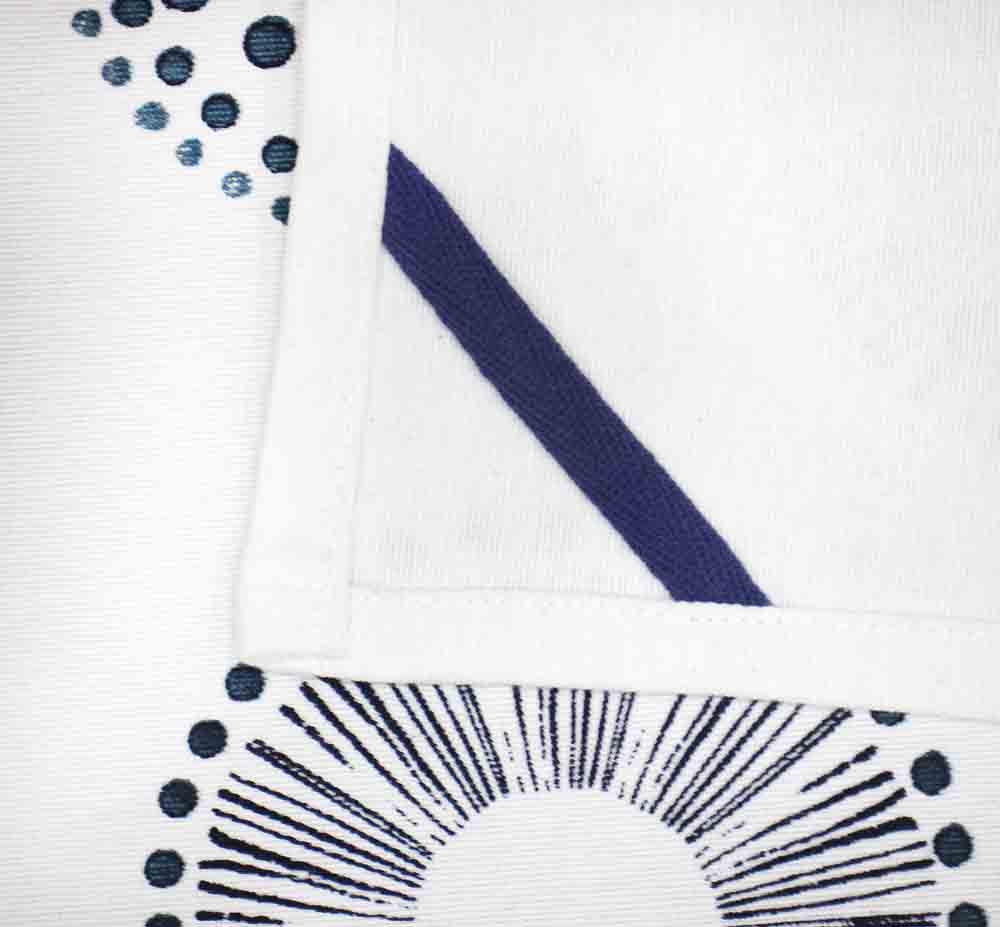 Royal Doulton Pacific Blue Set of 3 Tea Towel Fish Navy