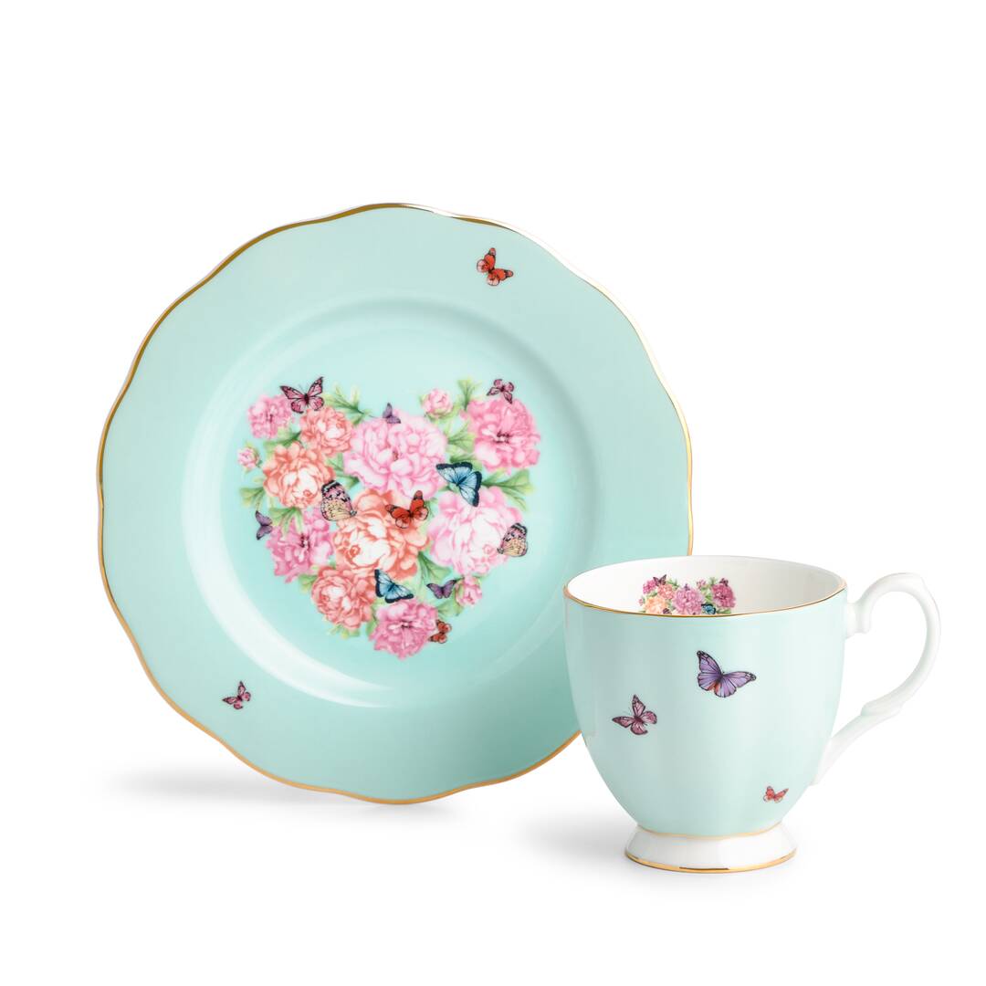 Miranda Kerr For Royal Albert Vintage Mug & Plate 20cm Blessings