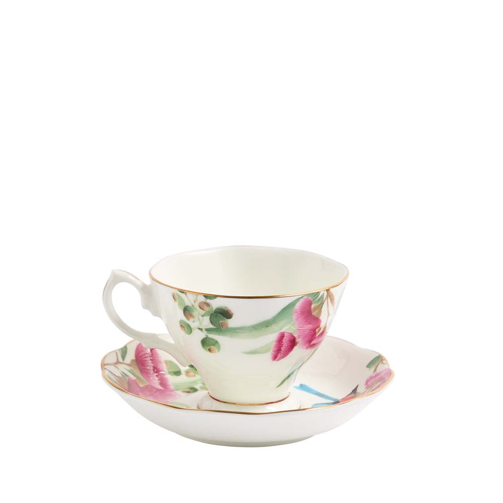 Miranda Kerr for Royal Albert Australiana Teacup & Saucer White