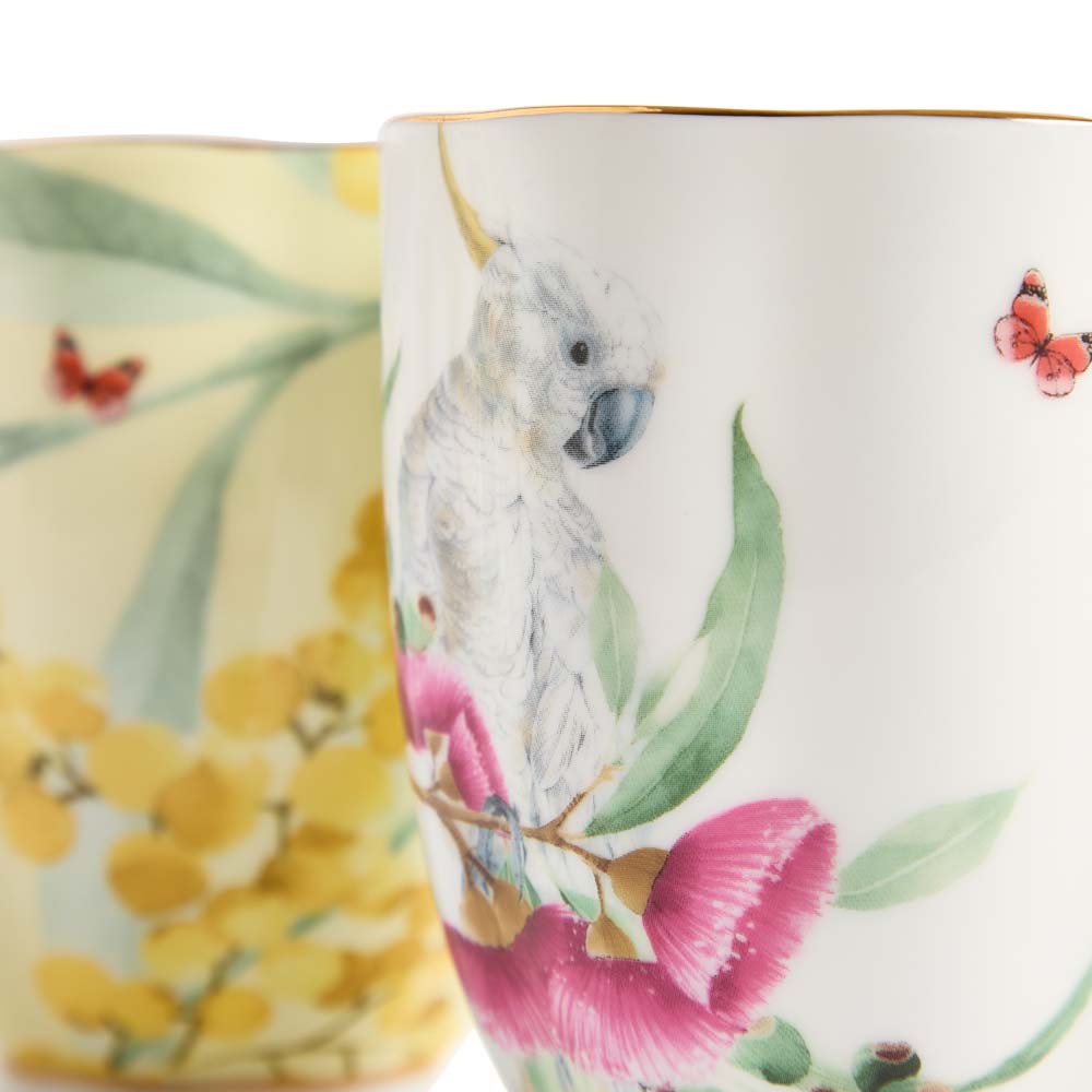 Miranda Kerr for Royal Albert Australiana Set of 4 Mugs 400ml