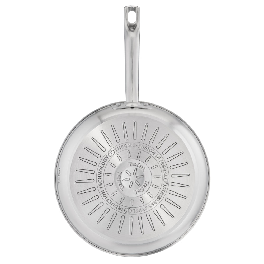 Tefal Virtuoso Induction Stainless Steel Uncoated Frypan 28cm