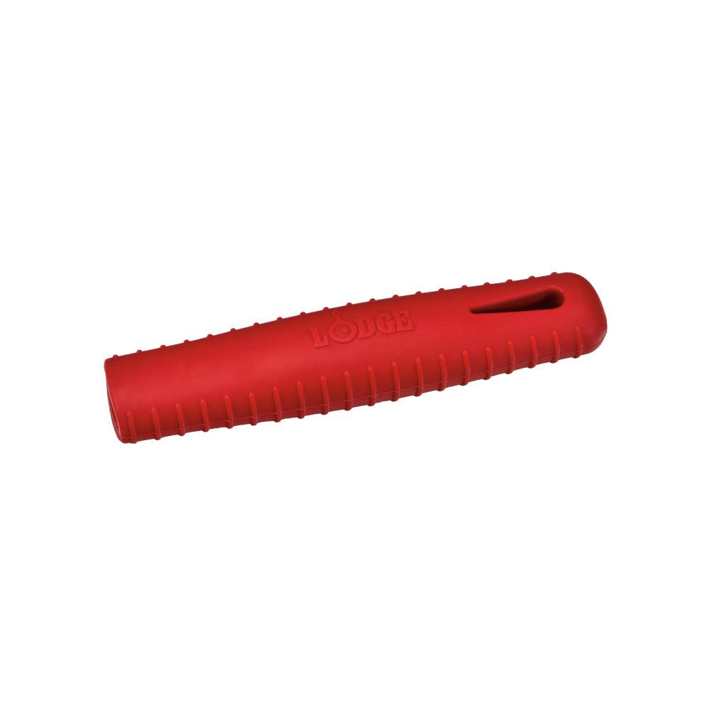 Lodge Silicone Hot Handle Holder For Carbon Steel Skillets Red