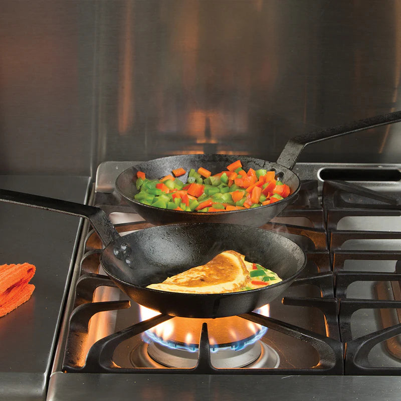 Lodge 8 Inch Seasoned Carbon Steel Dual Handle Pan