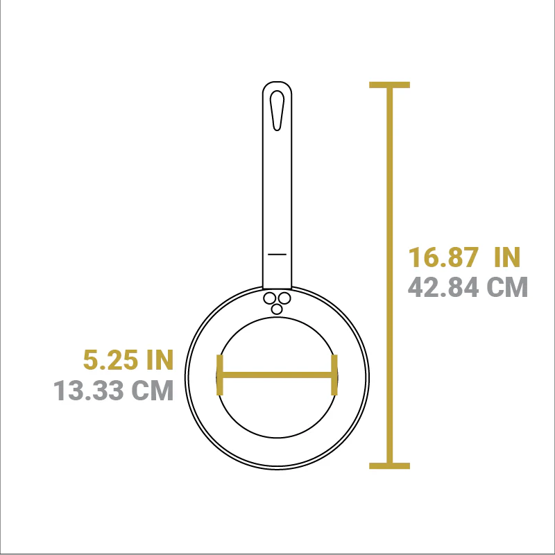 Lodge 8 Inch Seasoned Carbon Steel Dual Handle Pan