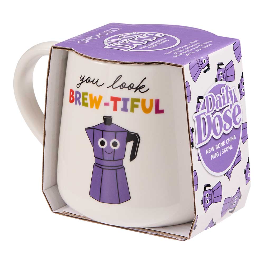 Ambrosia Daily Dose Mug 360ml Brewtiful at MyHouse