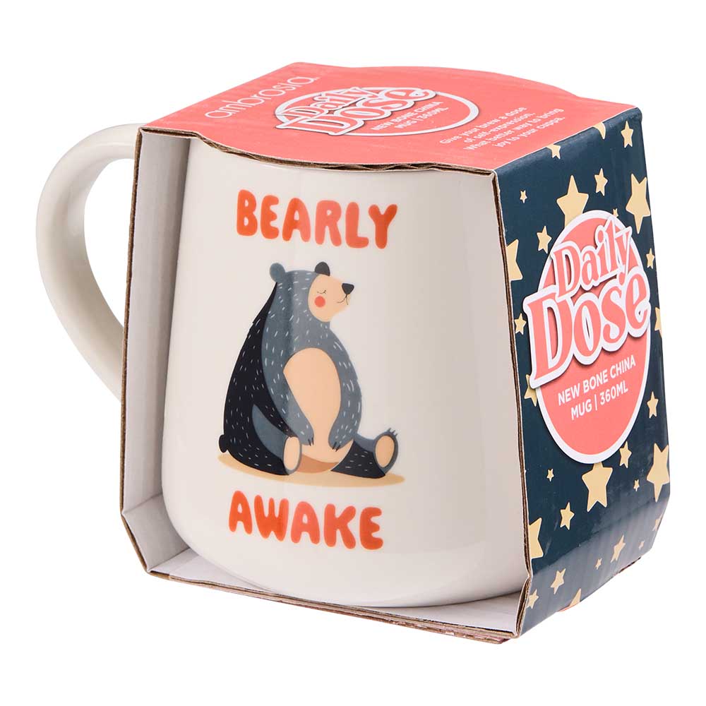 Ambrosia Daily Dose Mug 360ml Bearly Awake at MyHouse