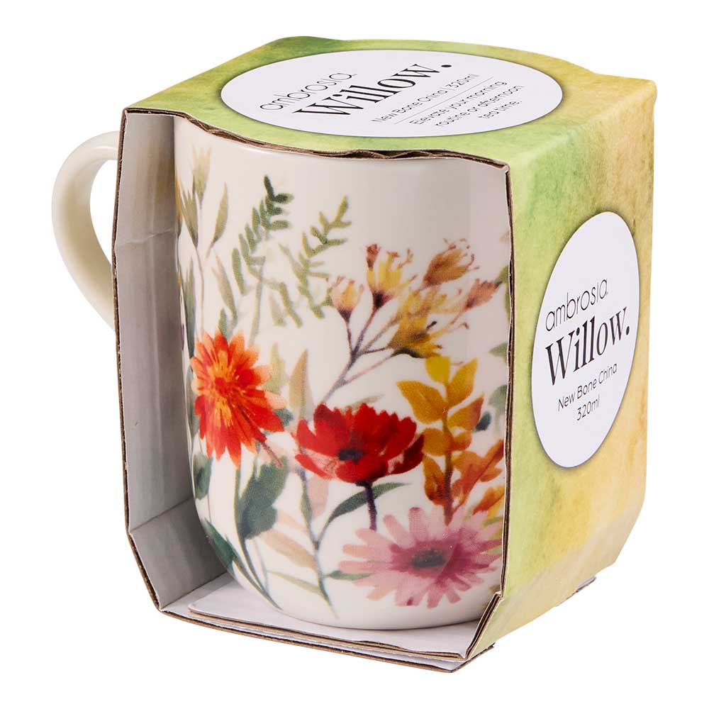 Ambrosia Willow Mug 320ml Autumn Floral at MyHouse