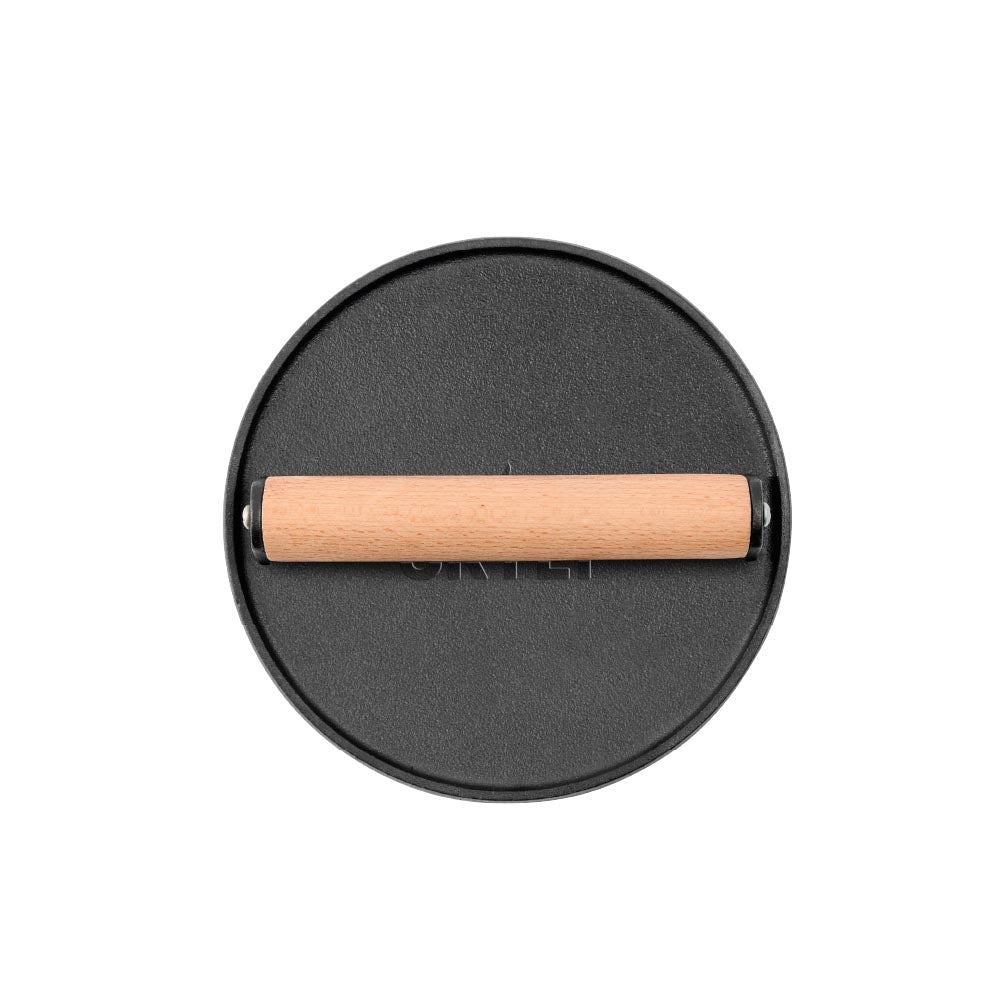 GRYLT Cast Iron Burger Press with wooden handle - MyHouse