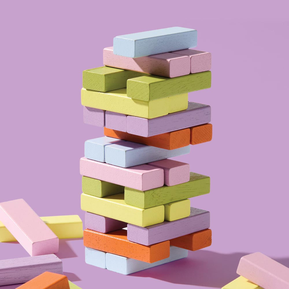 HAYDAE COLLECTIVE 48 piece Tumble Tower - MyHouse