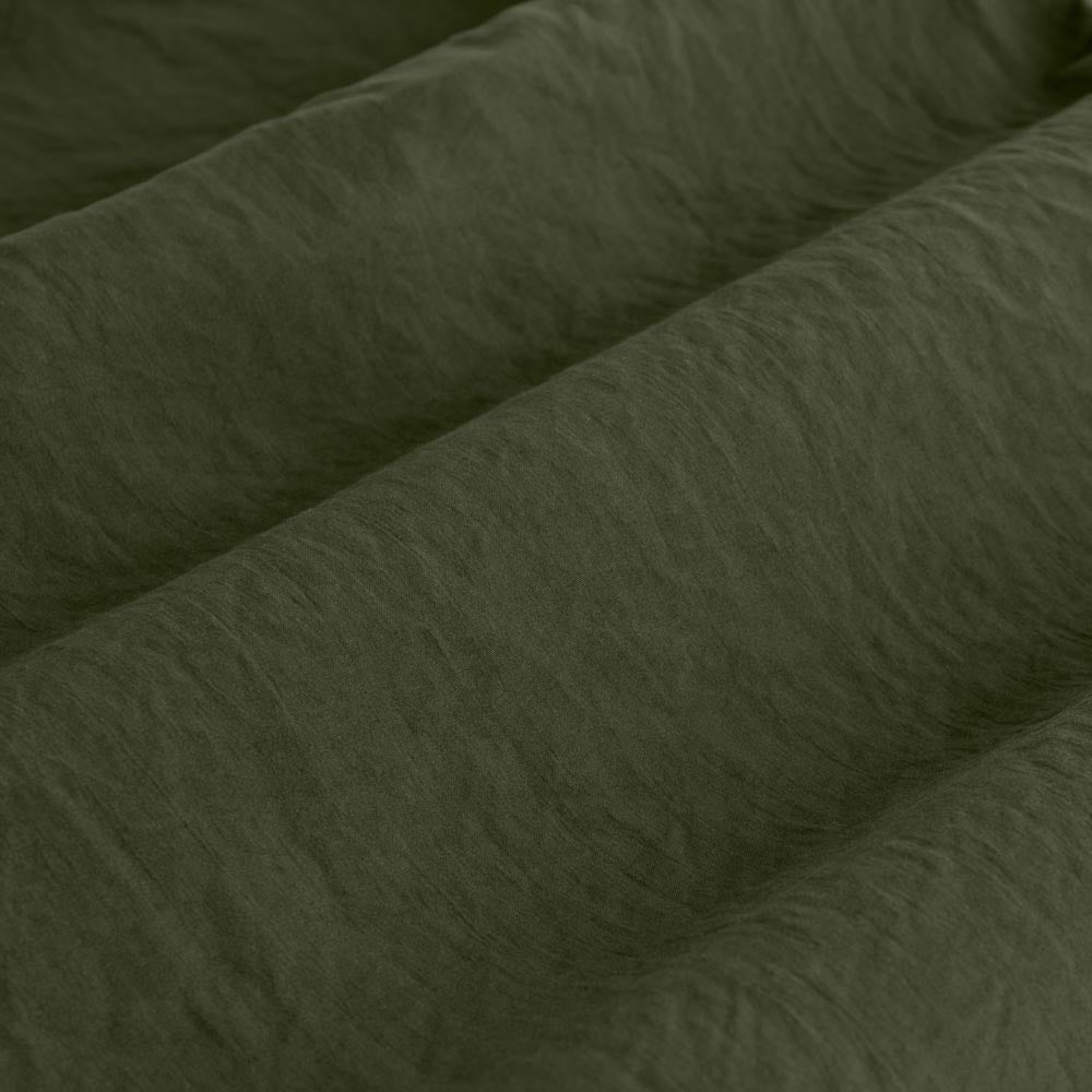 Ardor Boudoir Vintage Washed Quilt Cover Set Khaki Green at MyHouse