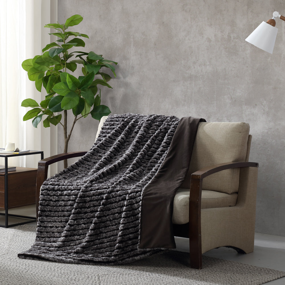 Ardor Cole Faux Fur Throw