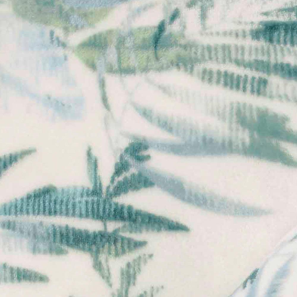 Tommy Bahama Wallpaper Leaves Throw Green at MyHouse