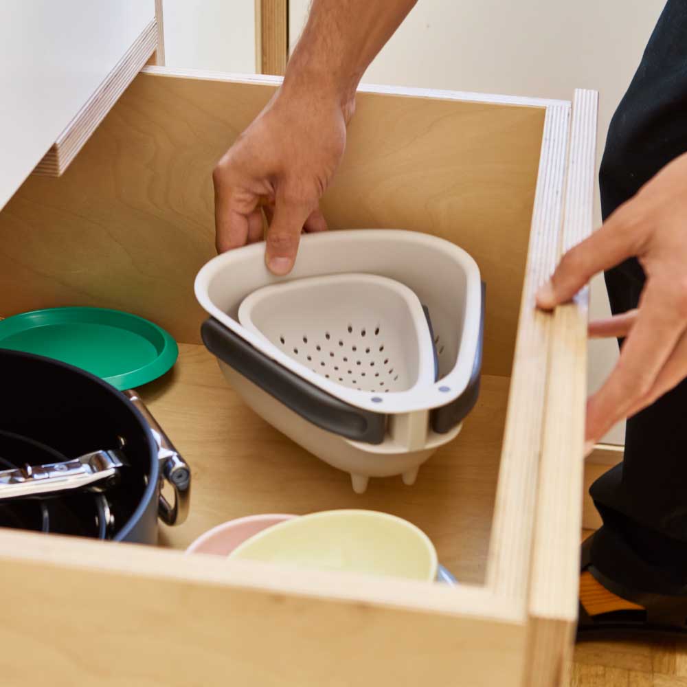 Joseph Joseph Droplet Mini Compact Colander With Folding Handles at MyHouse